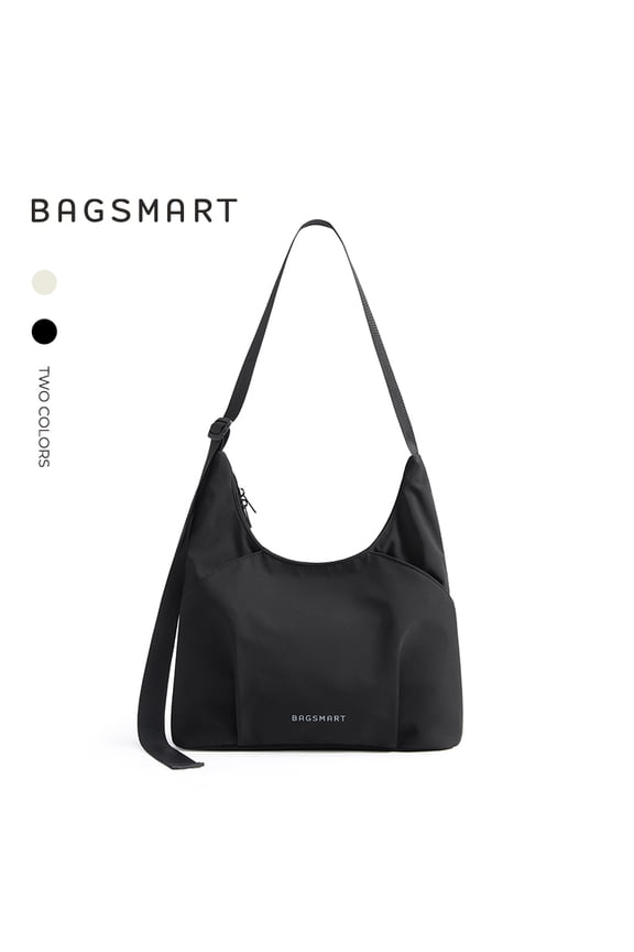 Shoulder Bag for Women with Adjustable Strap, Crossbody Hobo Bag for Women Compact Shoulder Handbag, Black