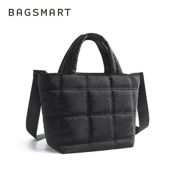 BAGSMART Small Crossbody Bags for Women, Lightweight Purses for Women, Tote Shoulder Handbags Wallet for Daily Use, Workout, Black