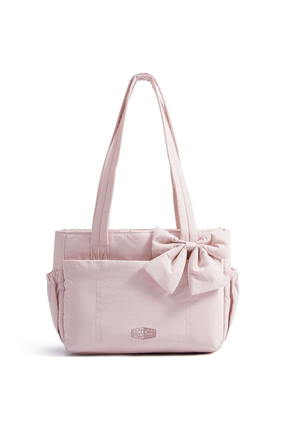 Crush Everyday Tote Bag for Women, Lightweight Tote Bag Casual Handbags for 13-Inch Laptop, Travel, Work, Beach, Gym, Shop, Pink