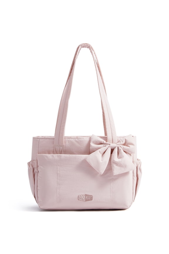 Crush Everyday Tote Bag for Women, Lightweight Tote Bag Casual Handbags for 13-Inch Laptop, Travel, Work, Beach, Gym, Shop, Pink