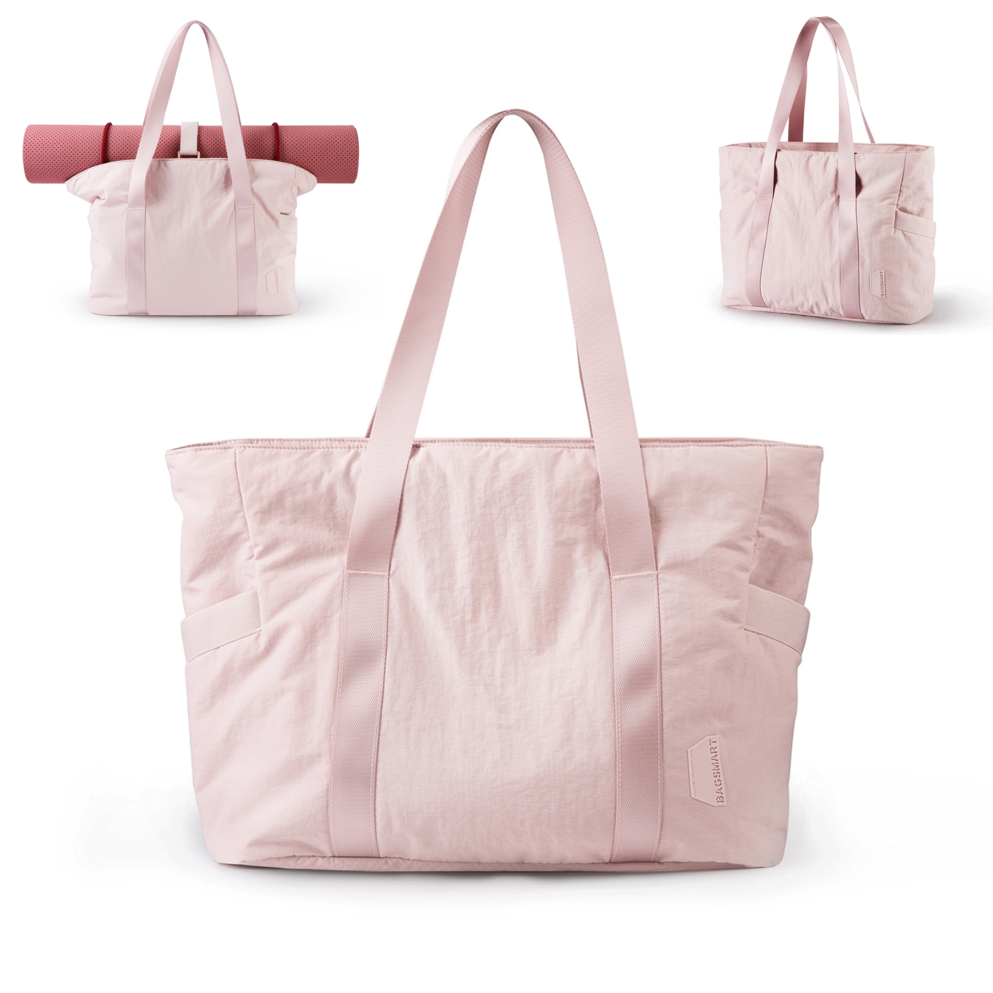 BAGSMART Travel Duffel Bag Sports Gym Bag, Large Weekender Overnight