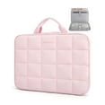 thumbnail image 1 of BAGSMART Upgrade Laptop Sleeve Bag with Anti-theft Zipper, 13"-14" Shockproof Protective Laptop Case Cover Computer Bag Compatible with Dell, HP, Lenovo, Baby Pink, 1 of 8