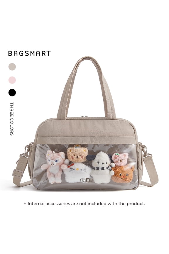 Ita Bag for Women, Travel Duffel Bag with Wet Pocket, Carry on Weekender Bags, Water Resistant Workout Bag Sports Gym, Camel