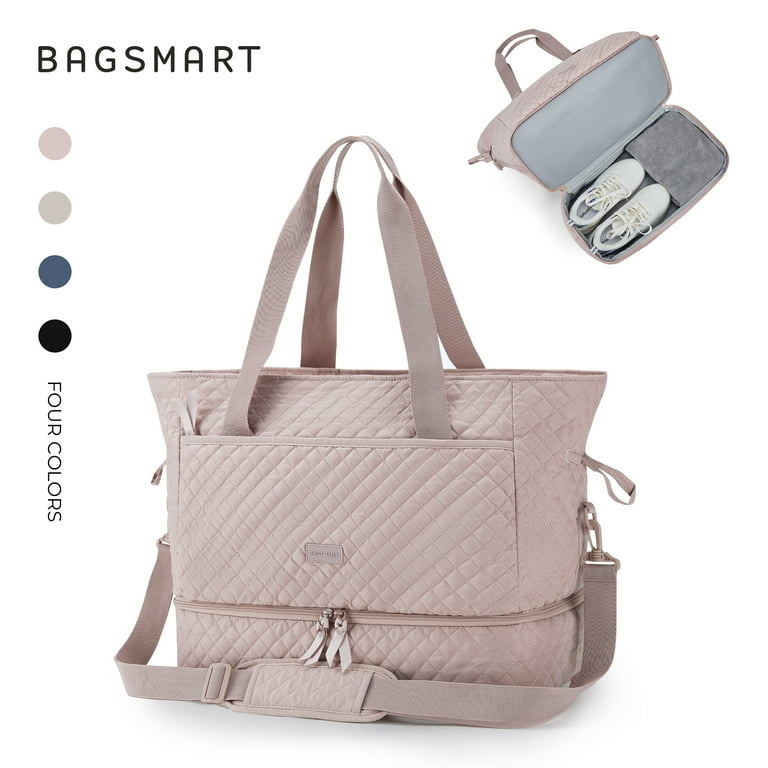 BAGSMART Weekender Overnight Bag for Women Tote Bag, 39L Large