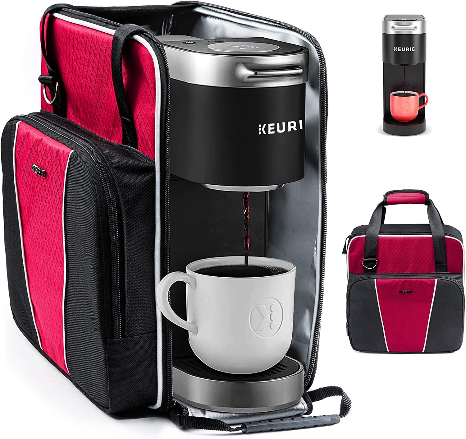 BAGSPRITE Coffee Maker Travel Bag Compatible with Keurig KMini or K
