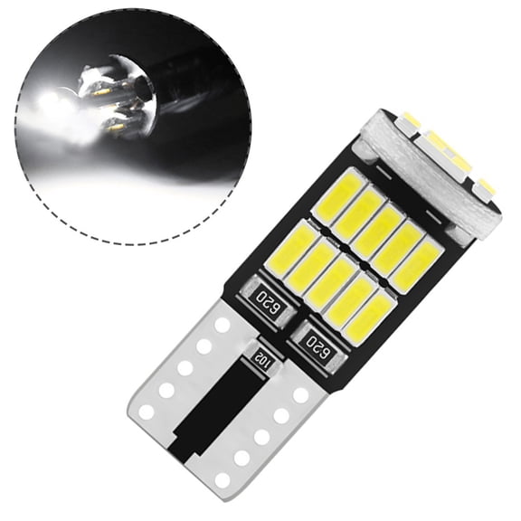 BAGUER 1Pc 12V Dc Led Widthlight 4014 26Smd Decoding W5W Reading Clearance Light License Plate Lamp Width Indicator Light