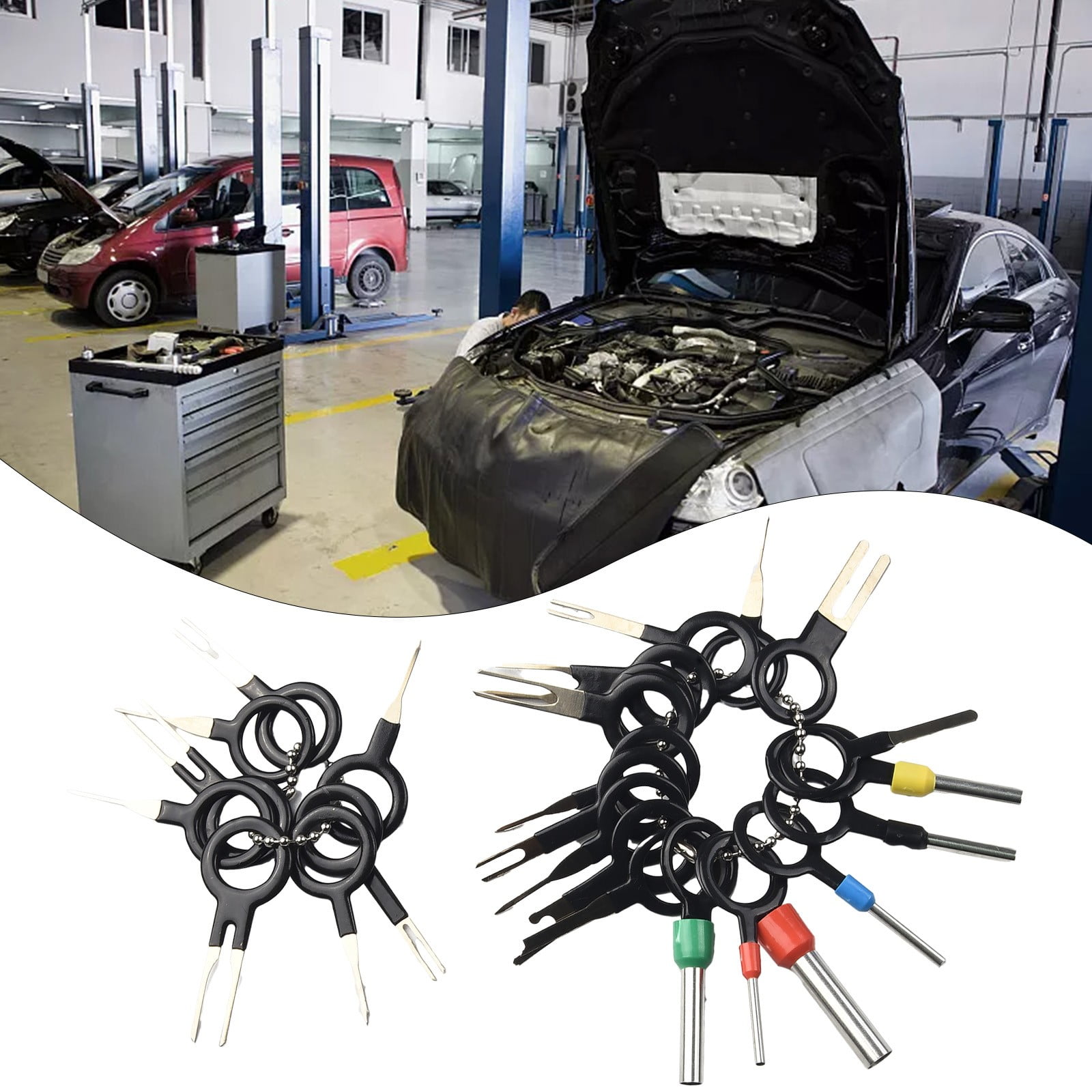 BAGUER 26Pcs Automotive Wire Terminal Removal Tool Car Wiring Crimp ...