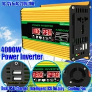 BAGUER 500W Car Power Inverter LED Display Vehicle Power Inverter Lightweight 220VAC