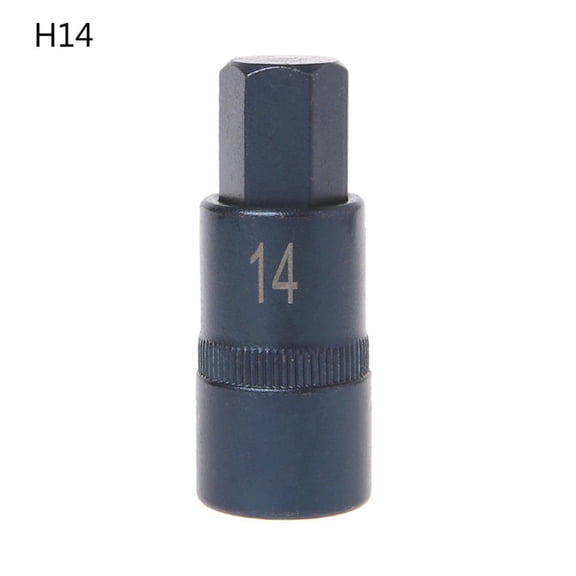 BAGUER 55mm H4-H17 Hexagon Screwdriver Socket 1/2Inch Adapter Drill Bit Hand Tools Socket for Ratchet Wrenches H14