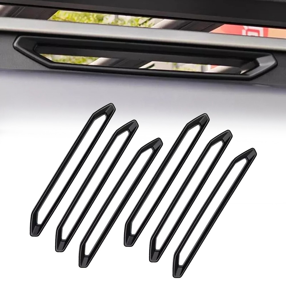 BAGUER 6Pcs/Set Car Roof Iuggage Rack Strip Plate Cover Trim for Jetour
