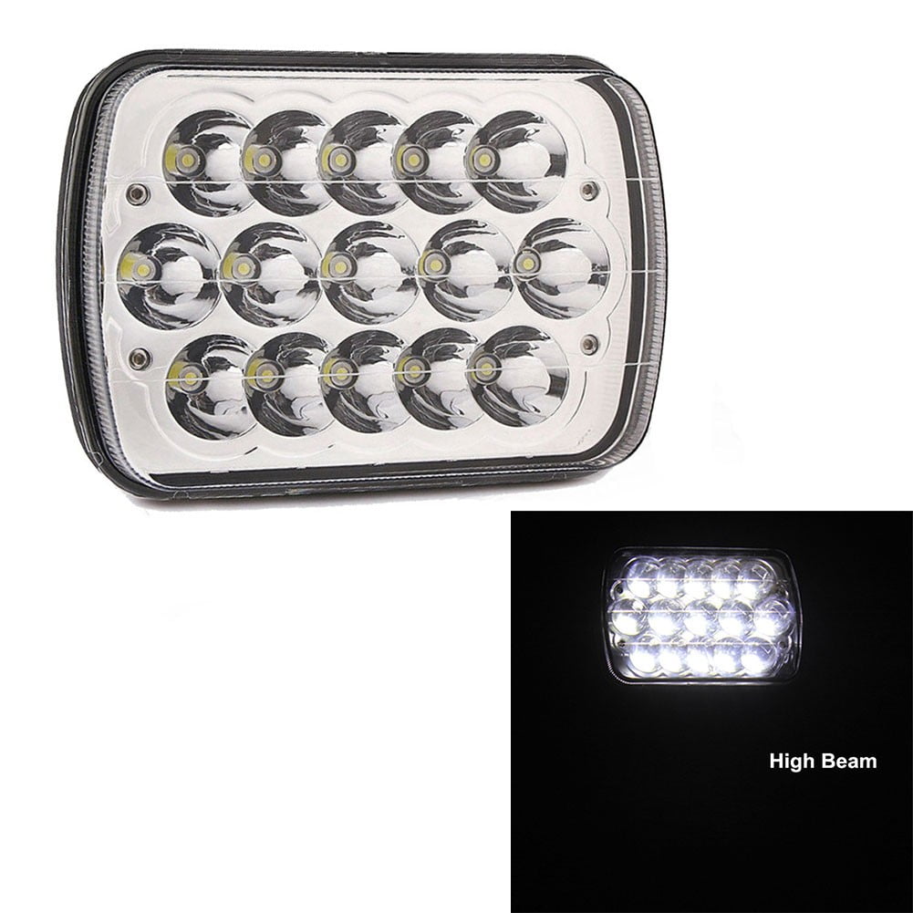 BAGUER 7x6 Inch LED Headlights Sealed Beam Square Headlamps High Low