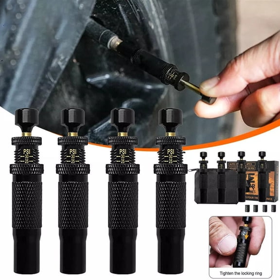 BAGUER Adjustable 4Wd Auto-Stop Tyre Tire Deflators Air Quick Valve 10-30Psi 4X4 Tool
