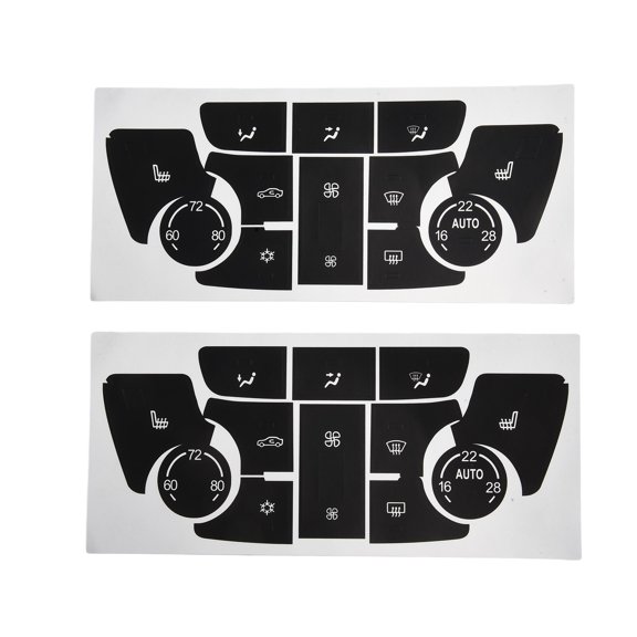 BAGUER Button Decal Sticker for Buick Verano for Encore Hvac Control 2013 2015
