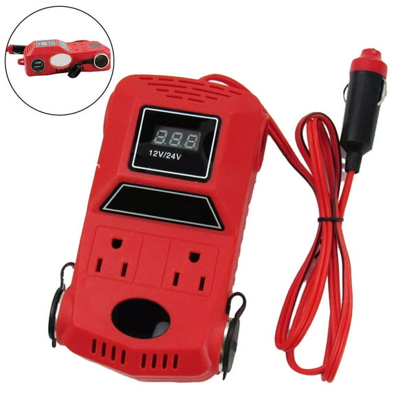 BAGUER Car Power Supply Dc 24V to 220V 200W Power Inverter Power Conversion Short Circuit Protection Wear-Resistant Design