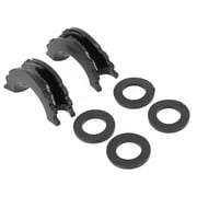 BAGUER D-Ring Shackle Isolator Kit 2 Rubber Shackle Isolators and 8 Washers for 3/4 Black