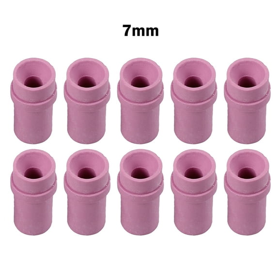 BAGUER Efficient Sandblaster Ceramic Nozzle Tips 10 Pcs Designed for Use in Machinery and Metallurgical Casting Processes 7mm