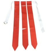 BAGUER Football Waist Flag Nylon+PVC 110cm 5 Colours Accessories Belt Chasing Flag Football Game Non Touch Ribbon Rugby red