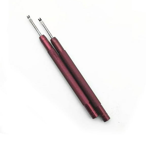 BAGUER Streamline Your Repairs with This Handy 2Pcs Alloy Steel Spring Bar Tool Set Red