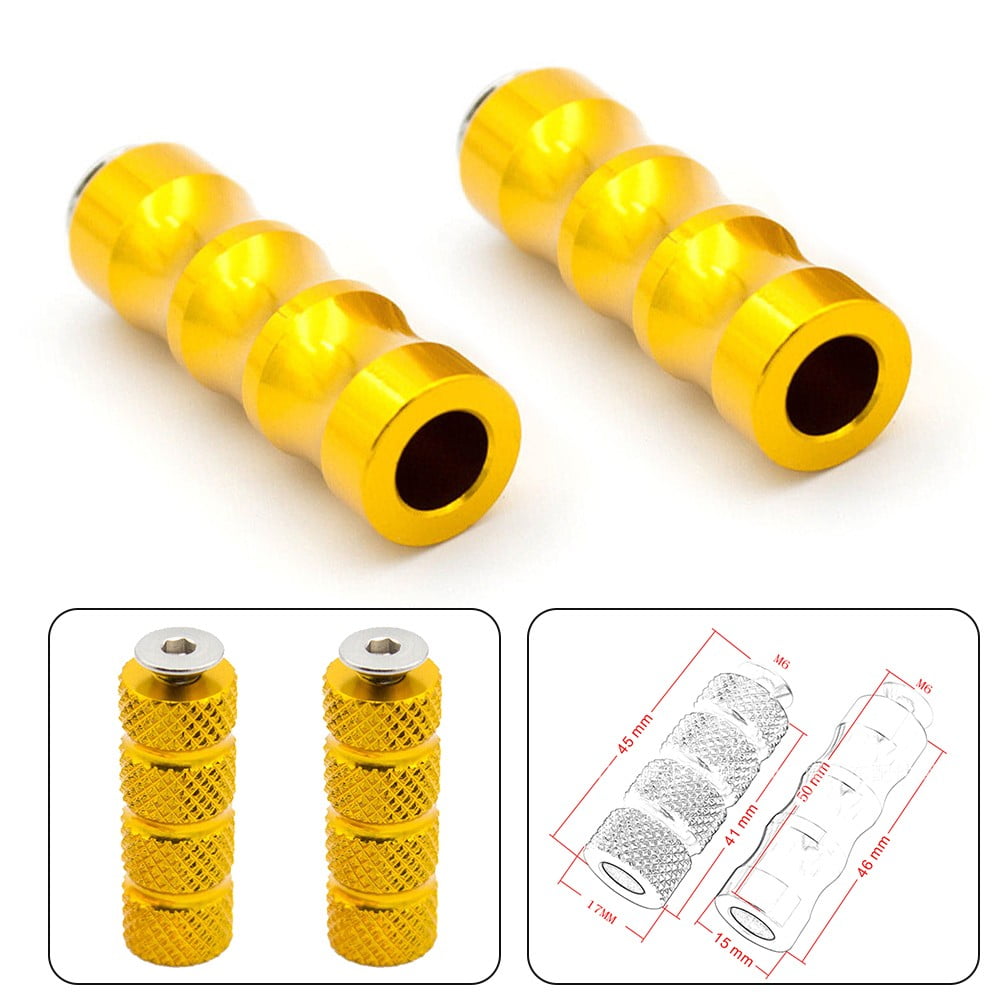BAGUER Universal Motorcycle Gear Shift Lever Brake Pedal M6 Footpeg Shifter Footrests