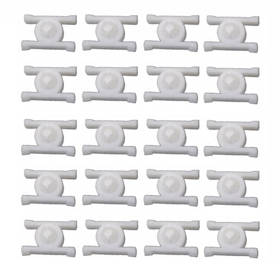 BAGUER for Bmw E10 E21 E30 Set of 20 Rocker Panel Door Moulding Clip Retainer Brand New Car Accessories High Quality and Durable