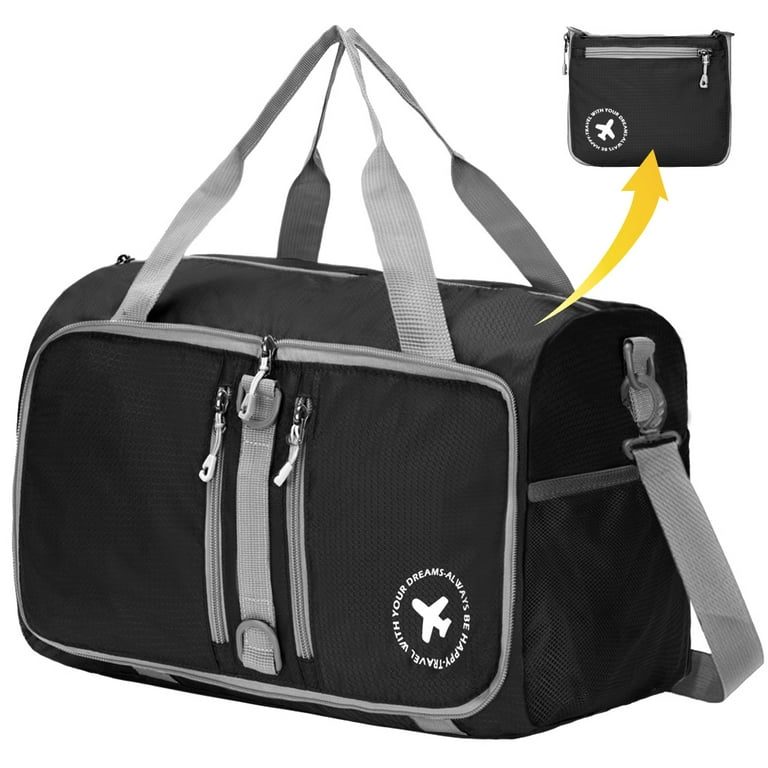 Cabin Bag 40x20x25 for Ryanair Under Seat Flight Bag Travel Holdall Hand  Luggage Bag Carry On Duffel Bag for Women Men (Black Blue) : :  Fashion