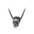 thumbnail image 1 of BAGZY Skull Necklace for Men Stainless Steel Gothic Punk Statement Jewelry With Gift Box for Men, 1 of 7
