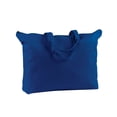 thumbnail image 1 of BAGedge BE009 Canvas Zippered Book Tote - Royal - One Size, 1 of 2
