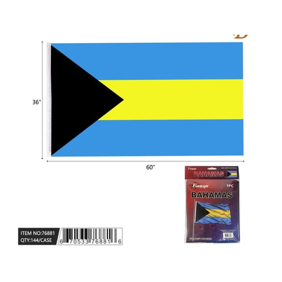 BAHAMAS BIG FLAG 3X5 FT