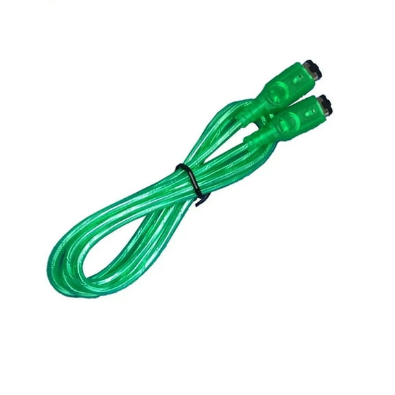 BAIANNAN 1.2m Transparent green  2 player online  link cable for GBA SP connect cable  for gameboy advance sp game console