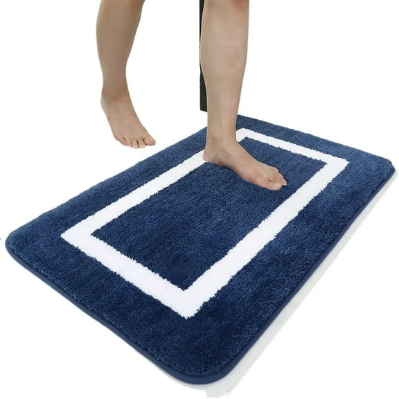 BAIANNAN Absorbent Bath Mat Bathroom Rug Shower Pad Non-Slip Bedroom Wash Carpet Soft Thick Living Room Plush Foot Mat Floor Decor