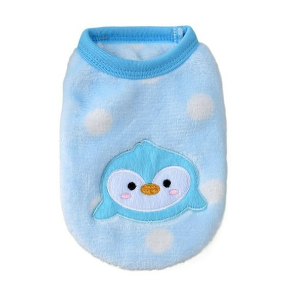 BAIANNAN Cartoon Puppy Vest Clothing Warm Dog Clothes Chihuahua French Bulldog Winter Dog Coat For Small Dogs Pet Cat