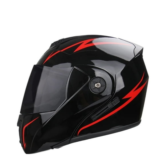 BAIANNAN Certification Motorcycle Helmet Double Lens Cross Section Helmet Safety Modular Flip Helm Unisex Helmet With Visor