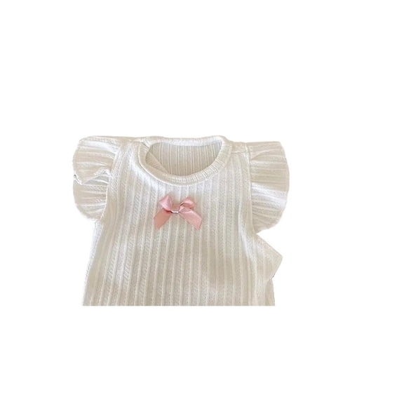 BAIANNAN Cute Bow Dog Vest  Dog Clothes Puppy Pullover Summer Pet Clothes Breathable Two-Legged Clothes Solid Color Cat Pet Products