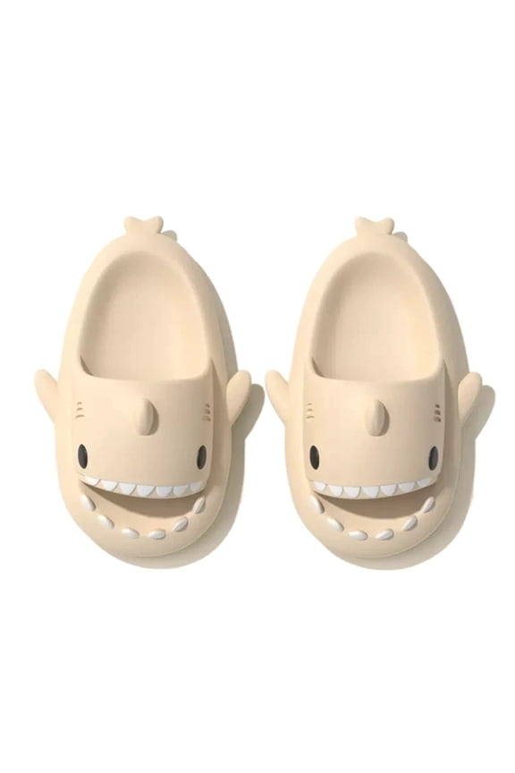 Men Shark Slippers Summer Women Slides Home Bathroom Flip Flops Couples Soft Anti-Skid Shoes Adults Outdoor Cute Beach Sandals