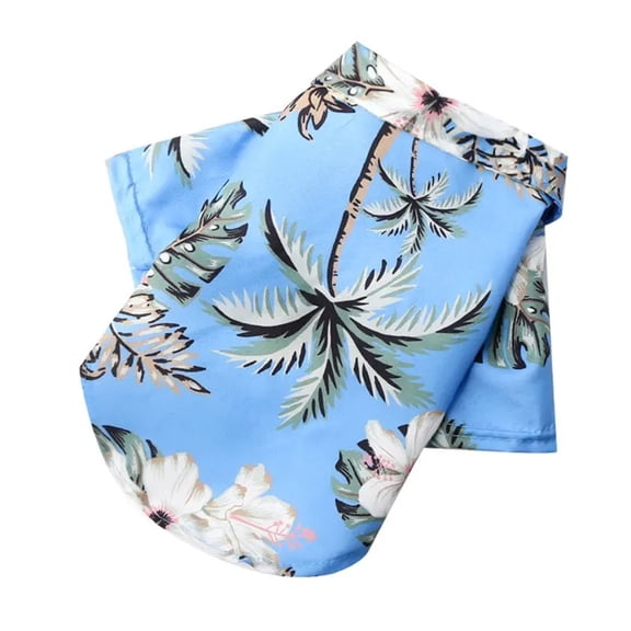 BAIANNAN Small and medium-sized dog beach pineapple shirt Hawaiian pet dog cat golden retriever spring and summer season clothing