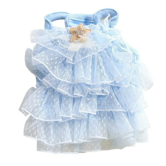 BAIANNAN Spring/summer Dress Full of Star Wedding Sweet Dog Pet Dress Dress