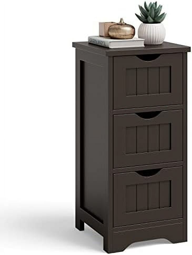 BAIDADOO Bathroom SpaceSaving Slim with 3 Drawers