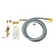 thumbnail image 1 of BAIDE HOME Natural Gas Conversion Kit for Fire Pit Table, Converts Propane Fire Pit to Natural Gas, Includes Natural Gas Valve, 10 Ft Natural Gas Hose, M12 Nozzle, and Burner Tube Clamp, 1 of 5