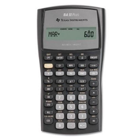 ** BAIIPlus Financial Calculator, 10-Digit LCD **