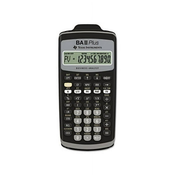 BAIIPlus Financial Calculator 10-Digit LCD