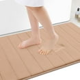 thumbnail image 1 of BAILU Memory Foam Bath Mat 24x16, Ultra Soft and Absorbent Bathroom Rugs, Non-Slip, Machine Wash Dry, Thick Bath Rug Carpet for Bathroom Floor, Sink and Shower, Camel, 1 of 6