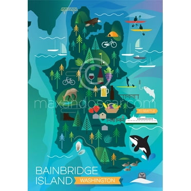 BAINBRIDGE ISLAND, WASHINGTON PRINT