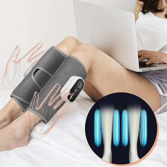 BAISEMAIN 1 Pair Leg Massager for Circulation with 3 Modes & Intensities,Air Compression Massager for Calf Foot Legs Muscle Rechargeable Battery,Relief Leg Muscle Fatigue,Gifts Idea