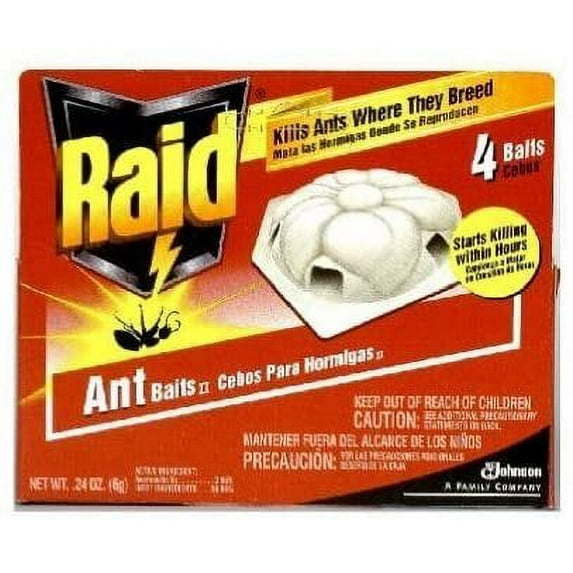 J Wax Ant Bait - For Ants - 4 Count