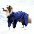 thumbnail image 1 of BAIannan Winter Warm Dog Jacket Fleece Cotton Lining Cold Proof Pet Clothes Waterproof Jumpsuit Medium to Large Dogs Outdoor Skiing Suit, 1 of 5