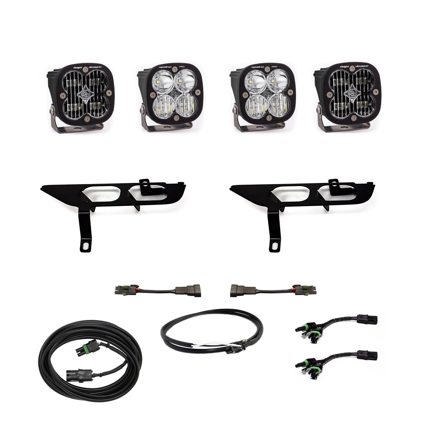 Baja Design 447697UP Fog Pocket Kit SAE Clear/Sport DC Up 21-23 Ford F150