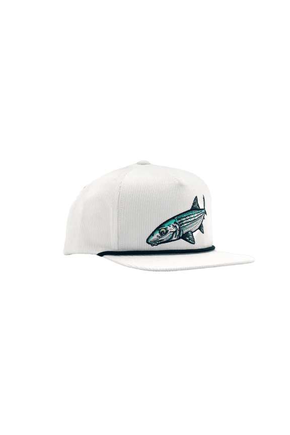 Bonefish Flat Brim Corduroy - Grey One Size Hat