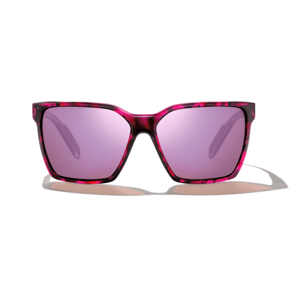 BAJIO Eldora Pink Tortoise Gloss | Rose Mirror Polycarbonate Sunglasses