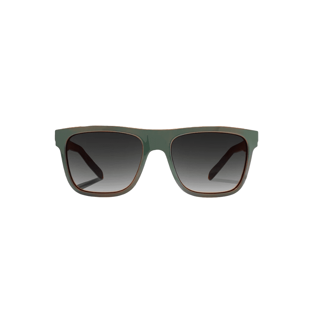 BAJIO Hopedale Green Mango Gloss | Grey Sunglasses