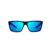 BAJIO Sigs Black Gloss | Blue Mirror Glass Sunglasses